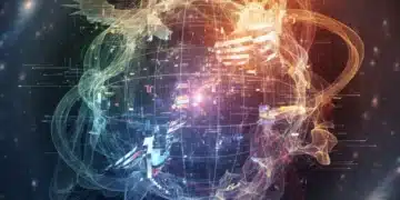 Forces Inconnues Façonnant le Discours Culturel Américain en 2026 Illustration abstraite des forces interconnectées influençant la culture américaine future