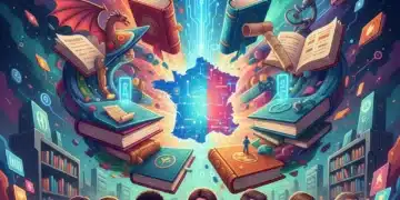 Illustration dynamique des genres littéraires en croissance sur le marché du livre français d'ici 2026