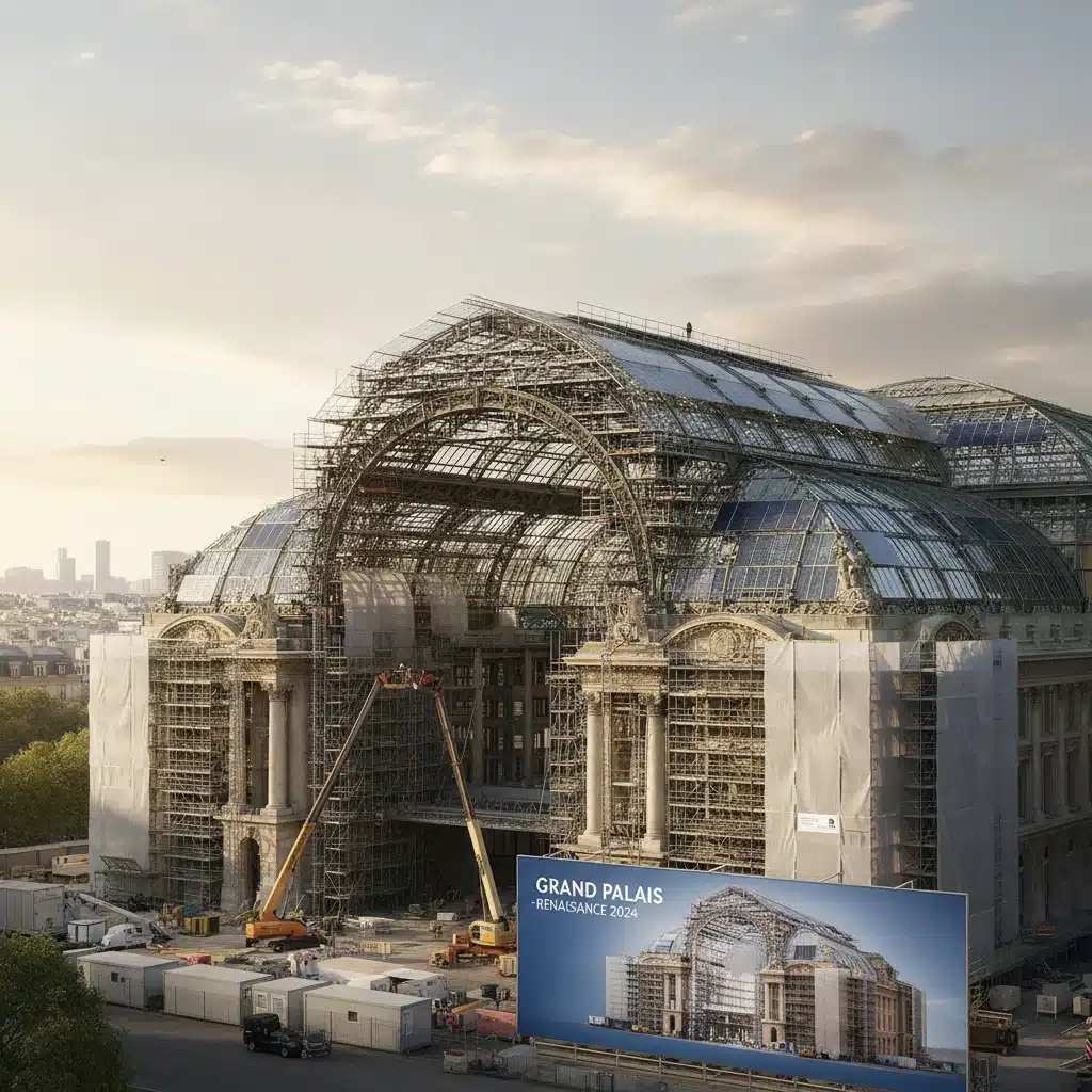 Restauration de la verrière emblématique du Grand Palais, mélange d'histoire et de modernité