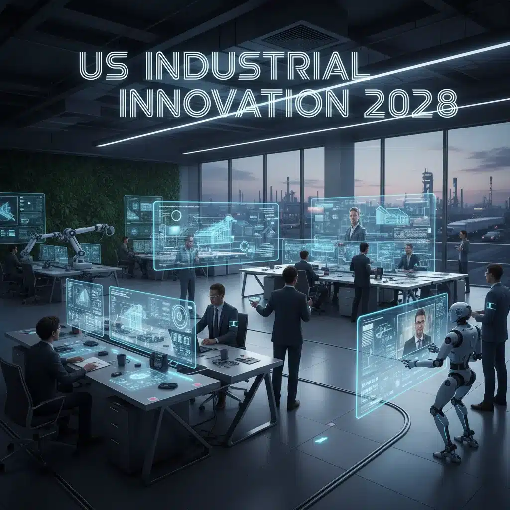 L’Avenir du Travail : Comment 6 Industries Américaines S’Adaptent à l’Automation et au Télétravail d’ici 2028